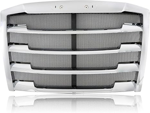 Nam Freightliner Cascadia 18+ Chrome Grille cum Bug screen